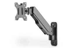 Universele enkele monitorhouder met gasveer, wandmontage