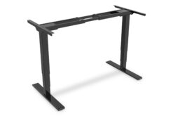 Elektrisch in hoogte verstelbaar tafelframe, dual motor, 3-traps, zwart
