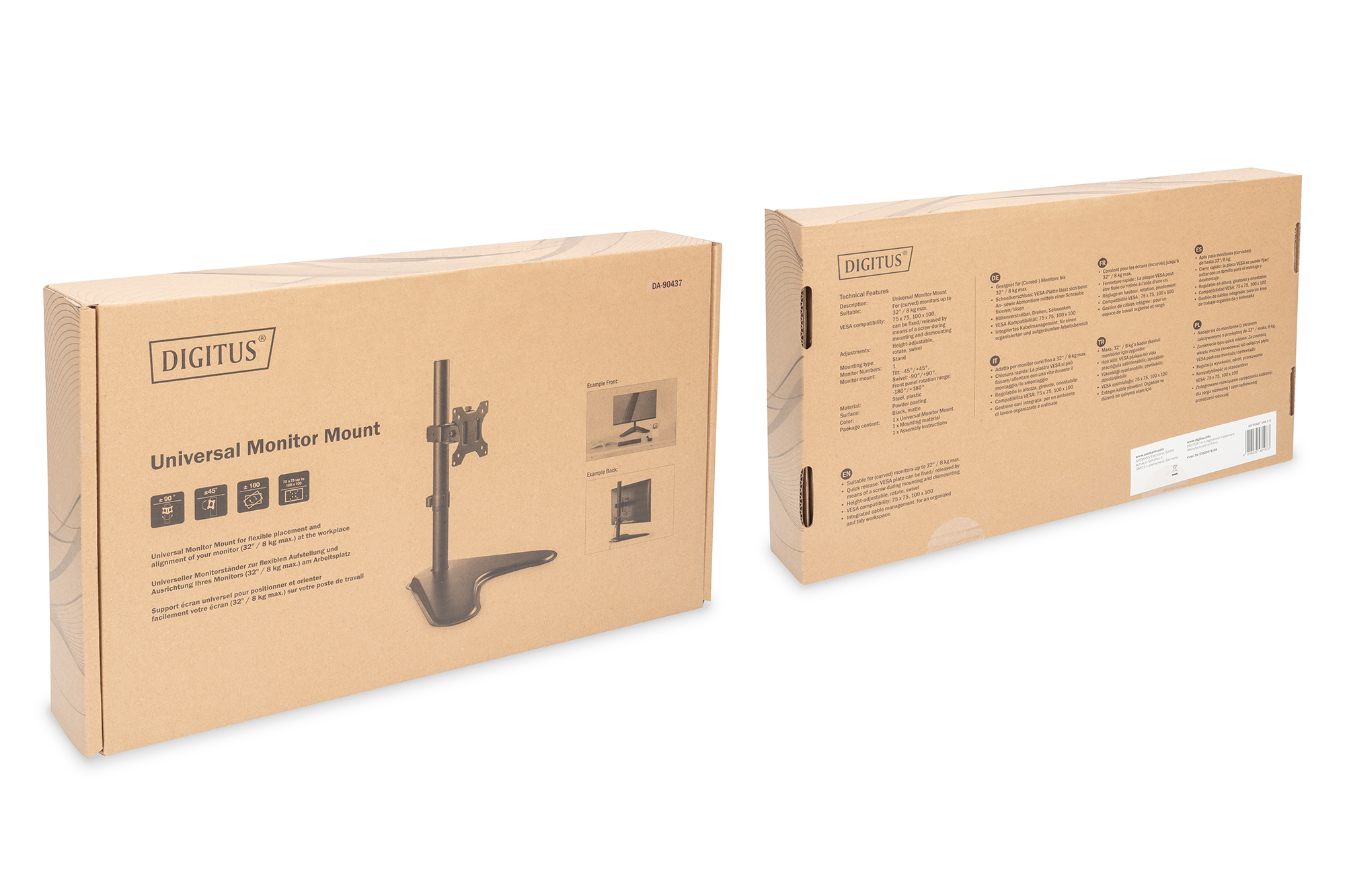 Enkele monitorstandaard, 23", 8 kg - Afbeelding 7