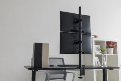 Dubbele verticale monitorbeugel, 2x 32", 2x 8 kg - Afbeelding 6