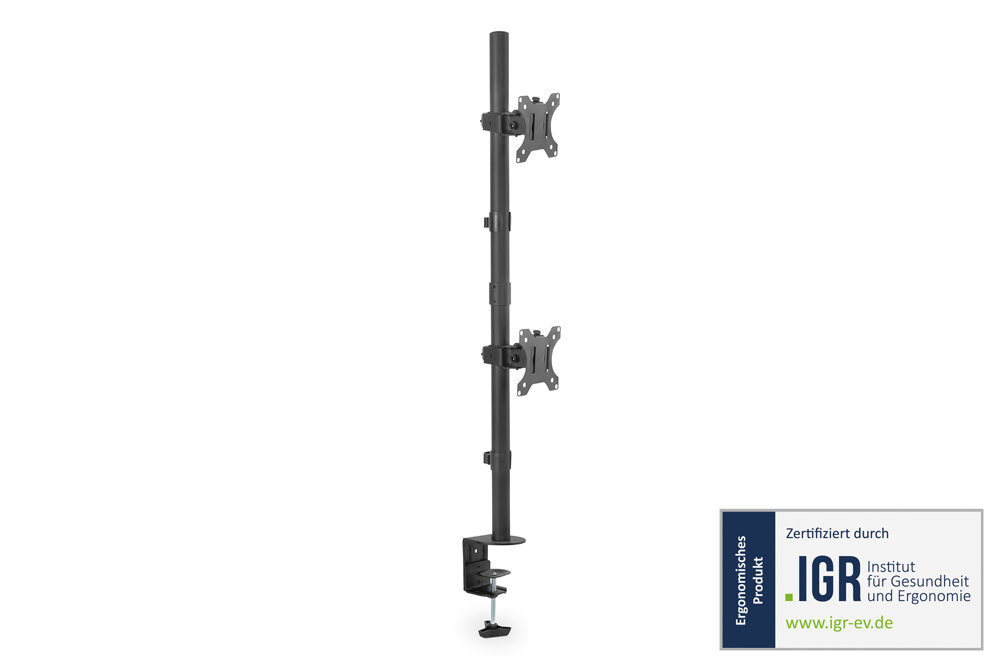 Dubbele verticale monitorbeugel, 2x 32", 2x 8 kg - Afbeelding 7
