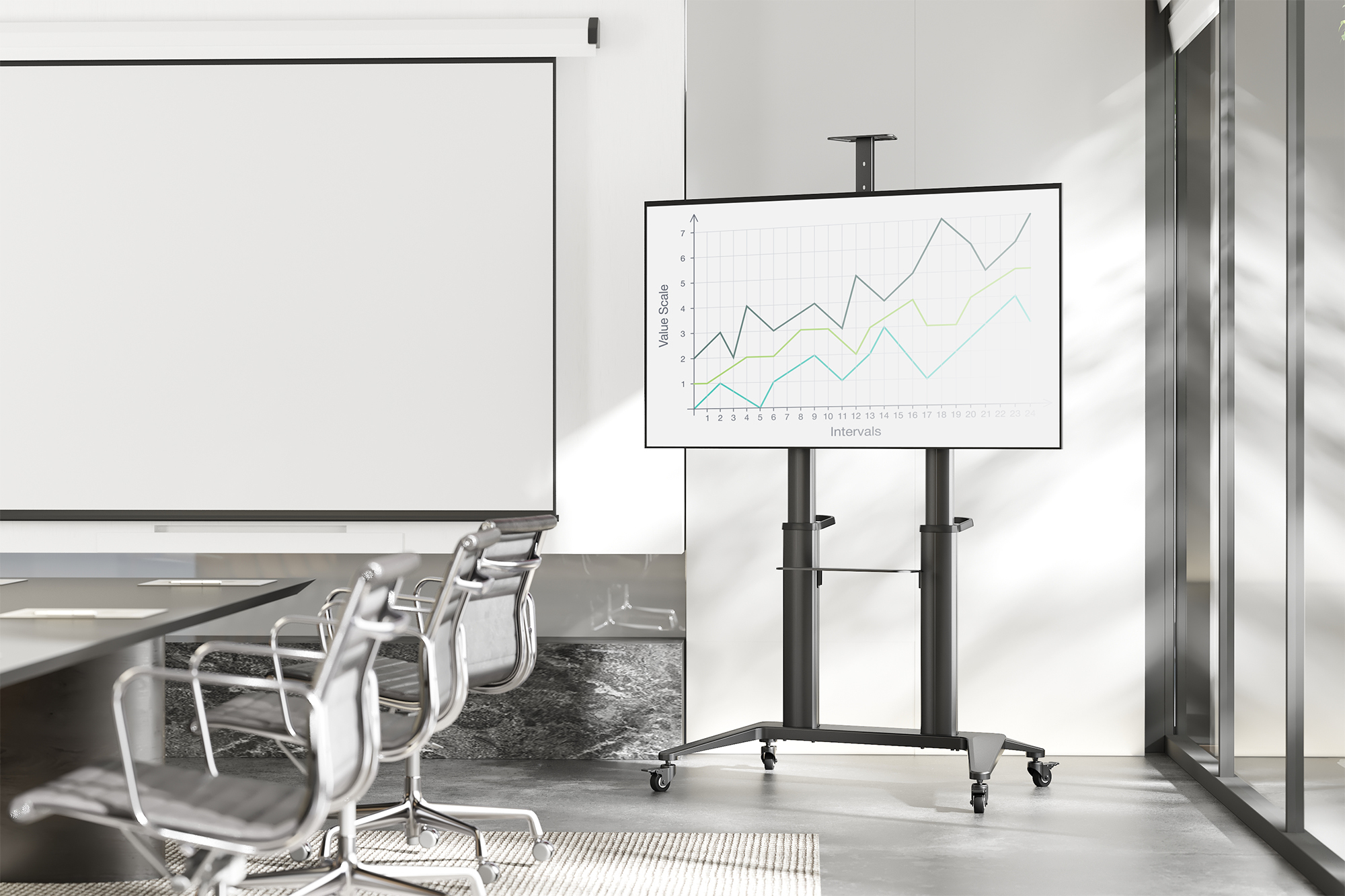 Trolley voor samenwerking/tv-presentatiewagen - Afbeelding 3