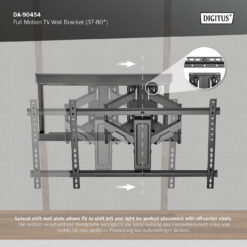 Full Motion tv-wandhouder (37-80") - Afbeelding 4