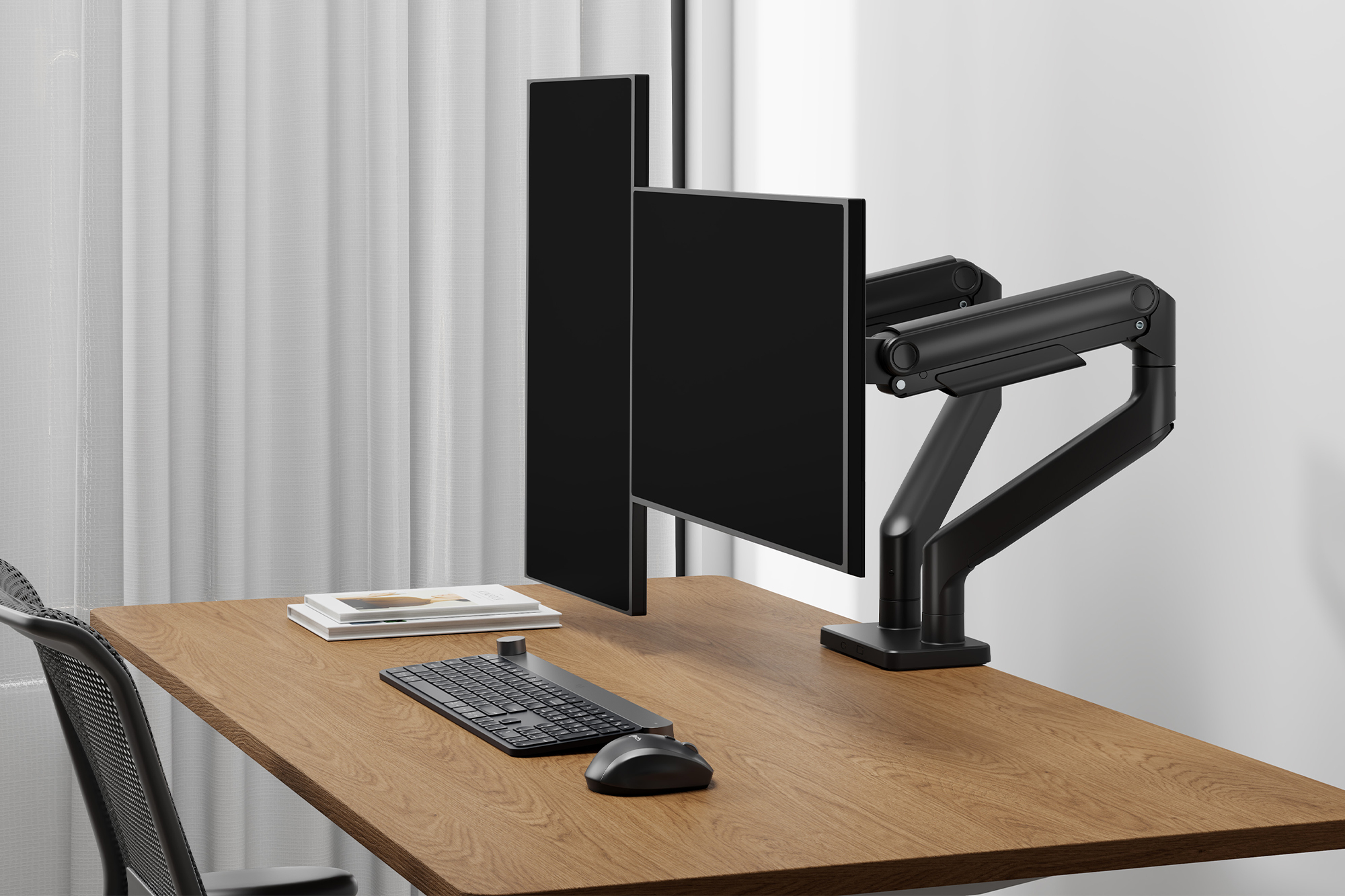 Beugel voor twee monitoren, 2x 45", 2x 20 kg - Afbeelding 6