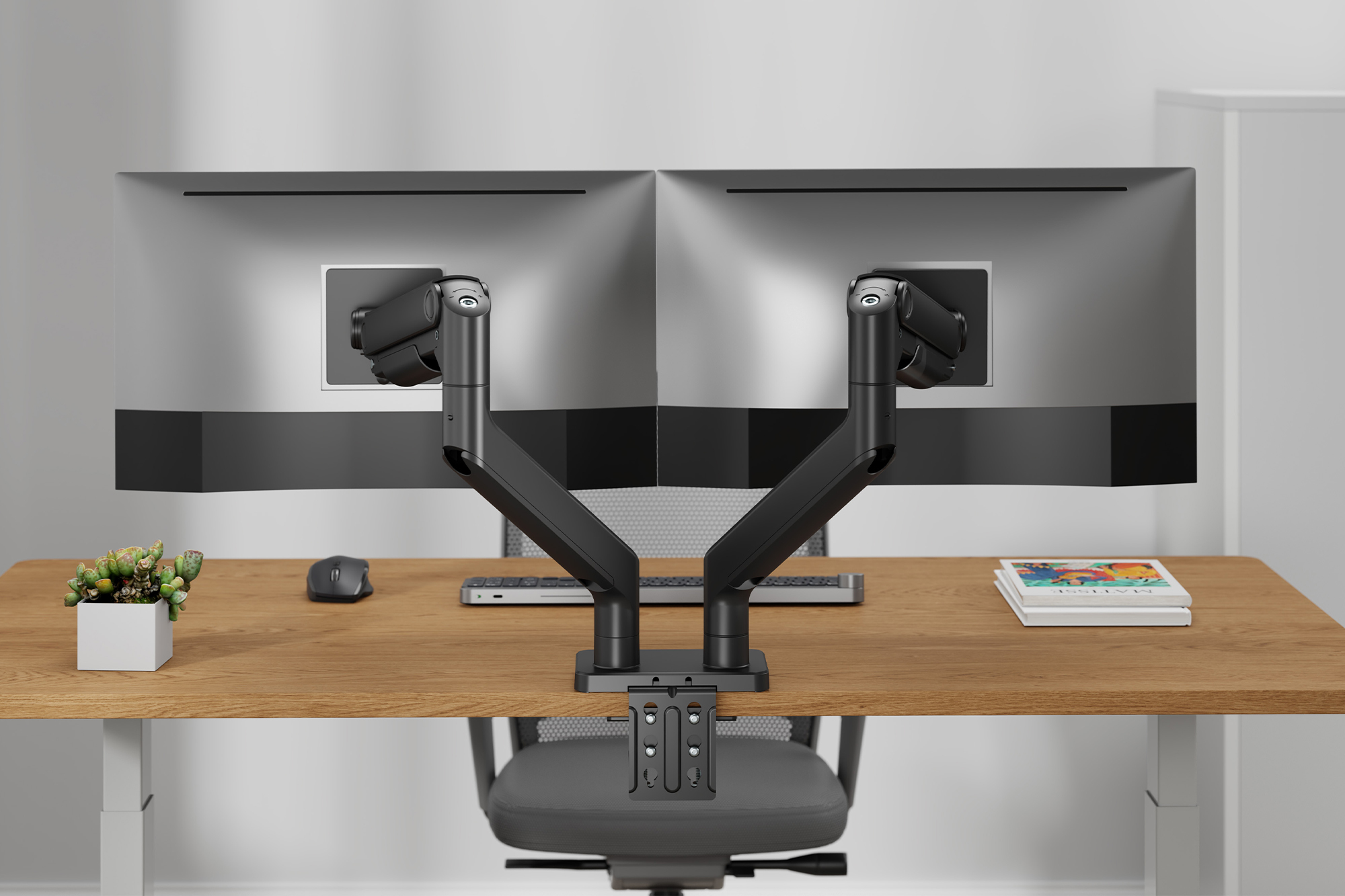 Beugel voor twee monitoren, 2x 45", 2x 20 kg - Afbeelding 8