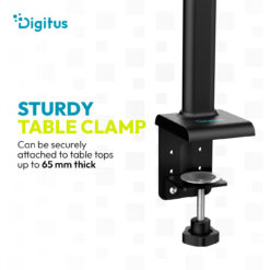 LED-bureaulamp  - 50 cm, 1025 lm, 7 W, zwart - Afbeelding 4