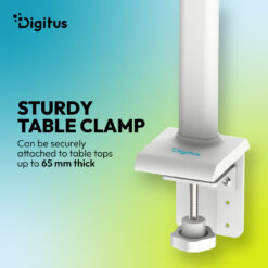 LED-bureaulamp - 50 cm, 1025 lm, 7 W, wit - Afbeelding 4