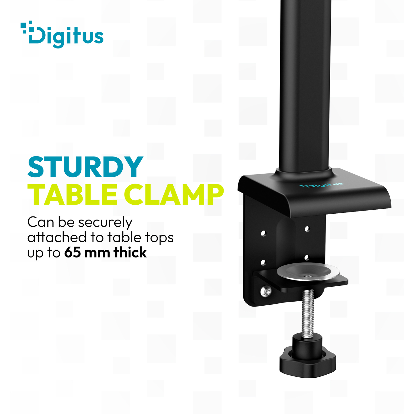 LED-bureaulamp - 80 cm, 2400 lm, 16 W, zwart - Afbeelding 4