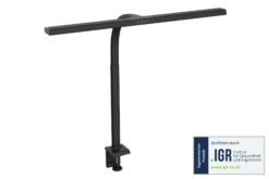 LED-bureaulamp - 80 cm, 2400 lm, 16 W, zwart