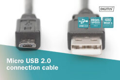 USB-A - Micro-B aansluitkabel, 1,8 m - Afbeelding 5