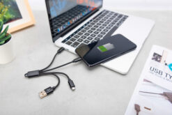 3-in-1 USB-oplaadkabel, 0,15 m - Afbeelding 4
