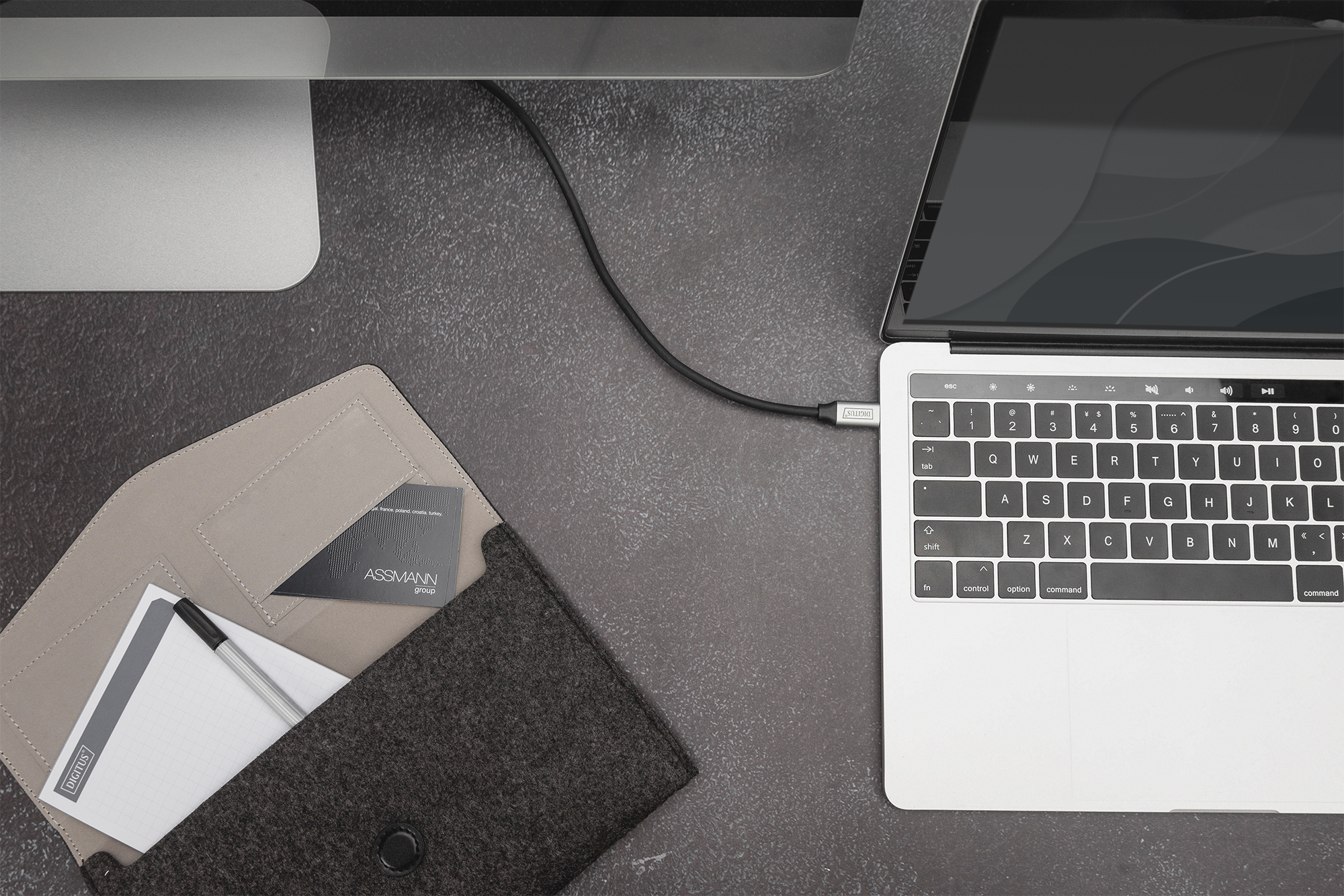 USB-C - USB-C-verbindingskabel, USB 3.2 Gen1, 4K / 60 Hz, 1m - Afbeelding 3