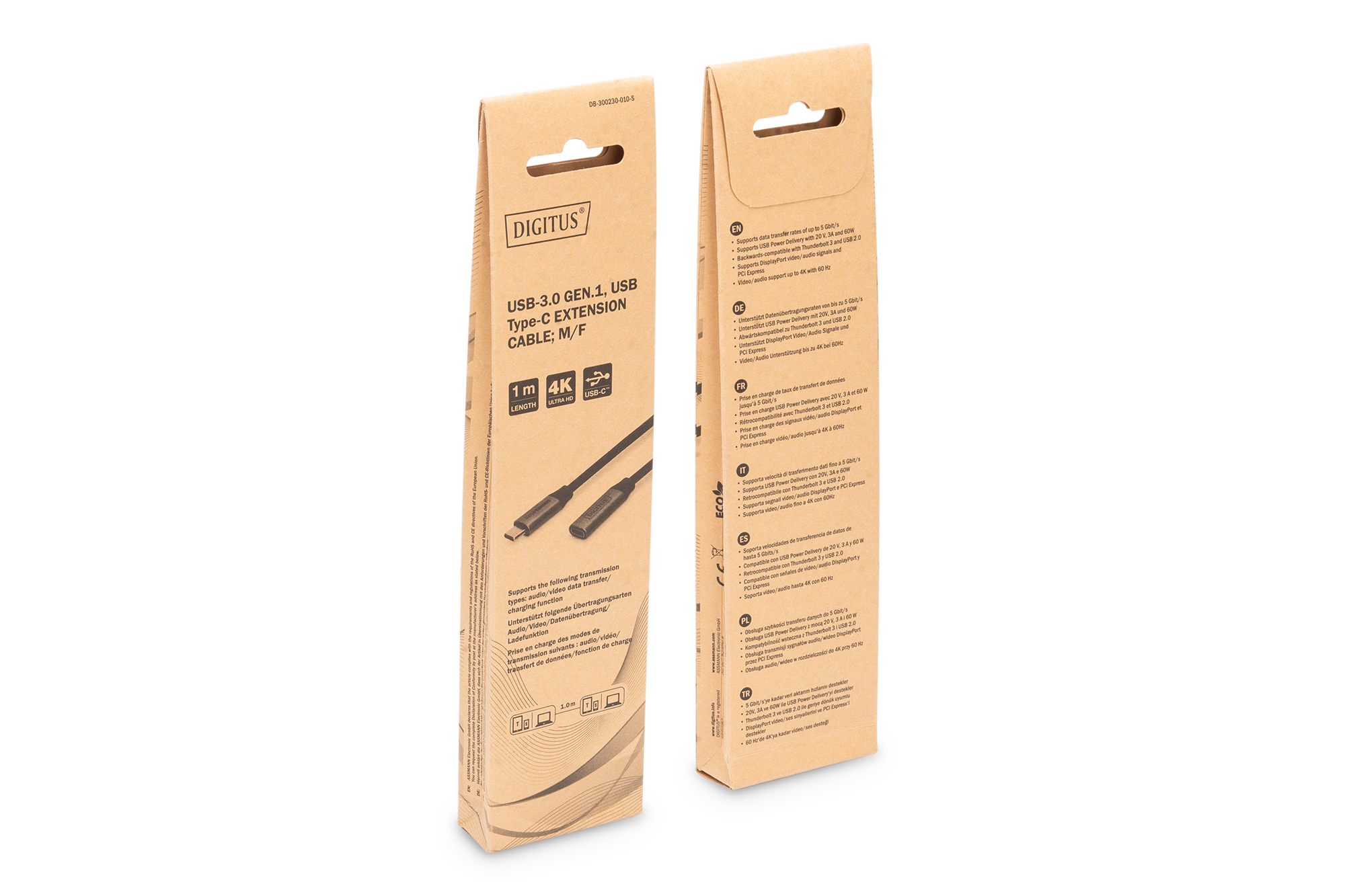 USB-C - USB-C verlengkabel, 1m - Afbeelding 5