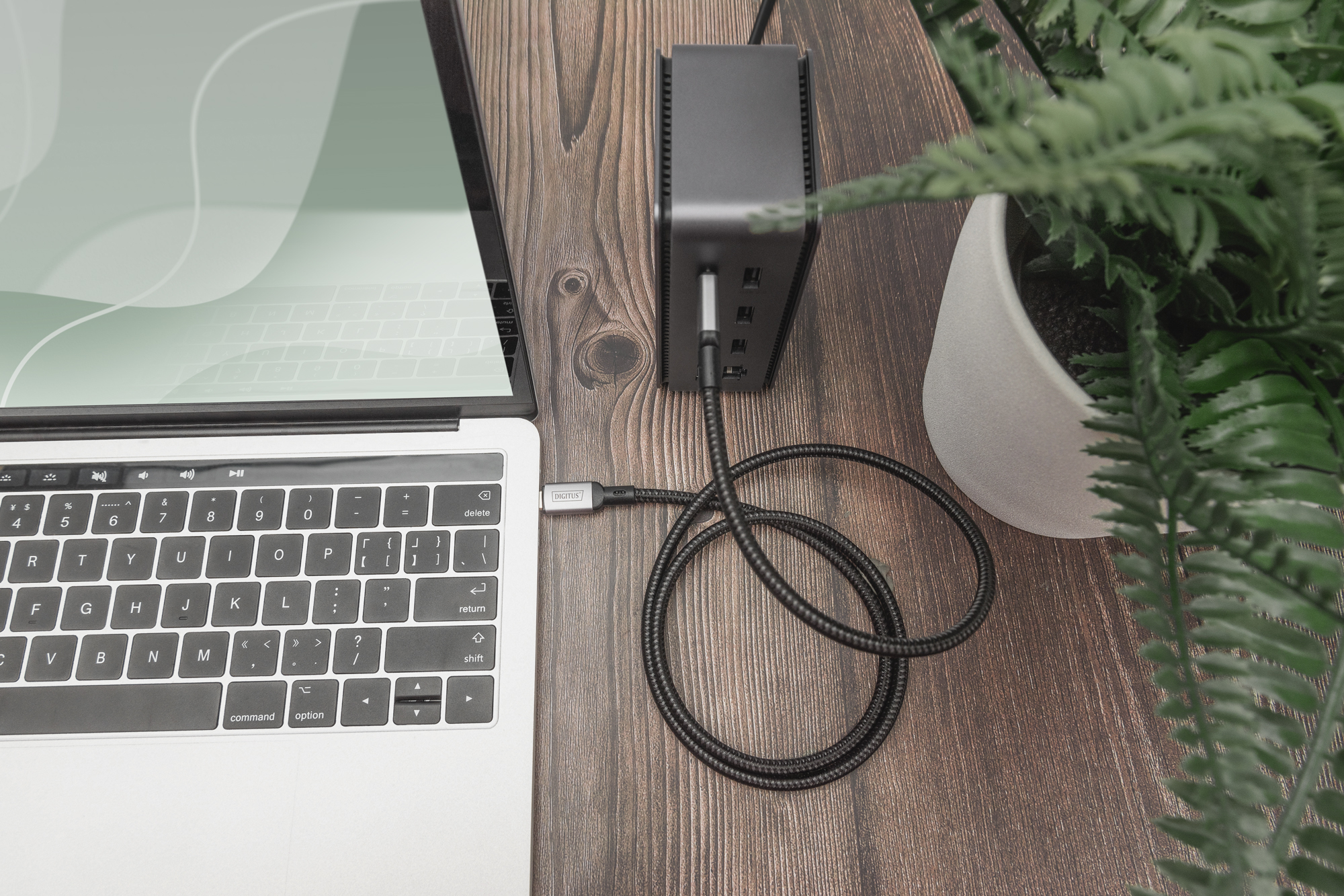USB-C 4.Gen3 - USB-C-verbindingskabel, 1m - Afbeelding 3