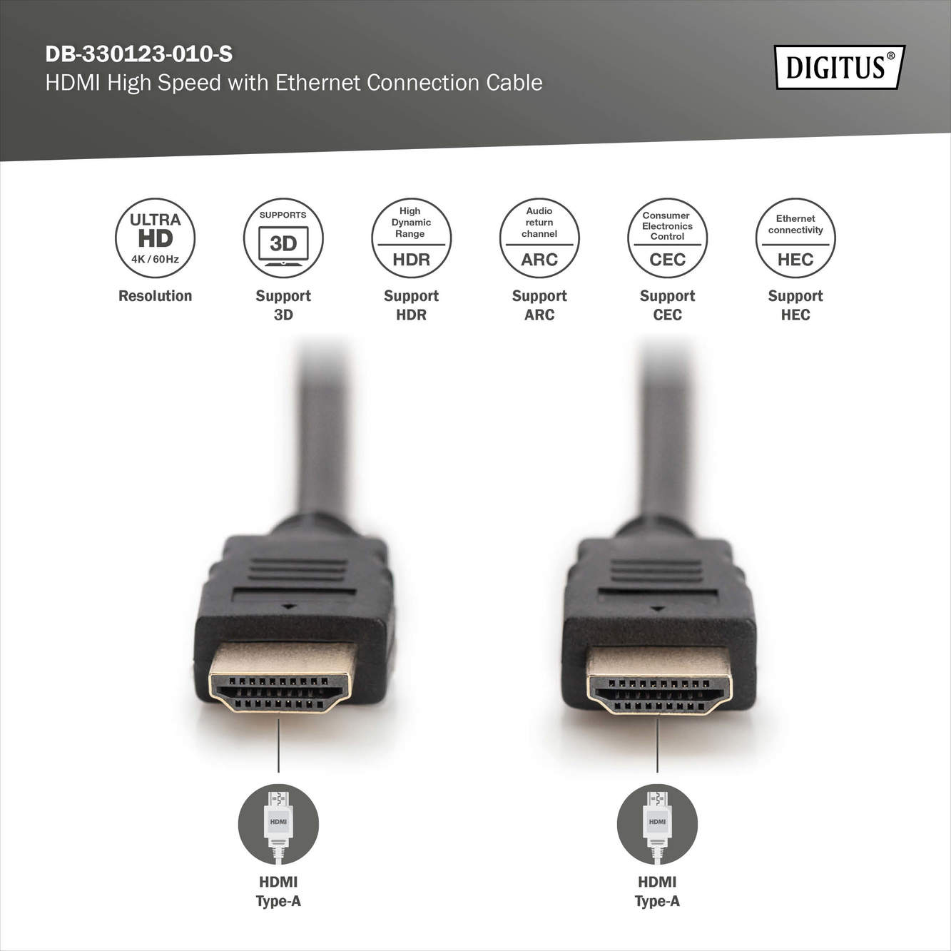 HDMI Premium High-Speed met Ethernet aansluitkabel - Afbeelding 8