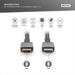 8K HDMI ultra highspeed aansluitkabel - Afbeelding 3
