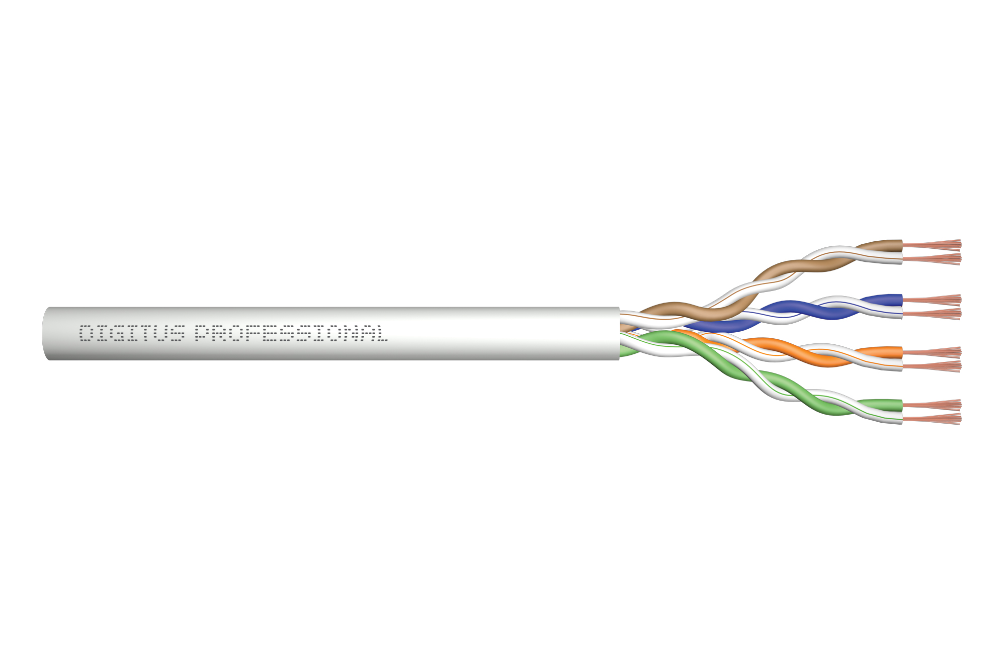 CAT 5e U/UTP twisted pair onbewerkte patchkabel, 305 m
