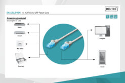 Alternative view of CAT 5e U/UTP-patchkabel, 0,5 m, grijs