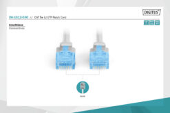 Alternative view of CAT 5e U/UTP-patchkabel, 3 m, grijs