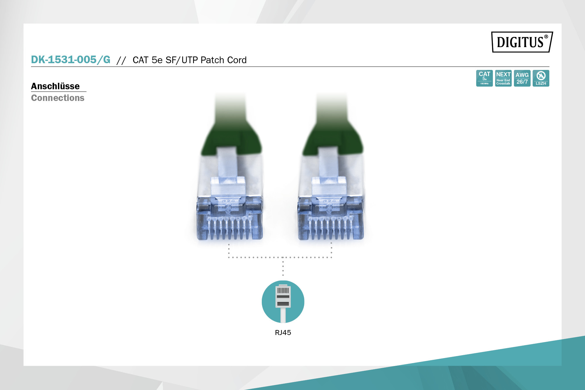 CAT 5e SF/UTP Patchkabel - Afbeelding 2