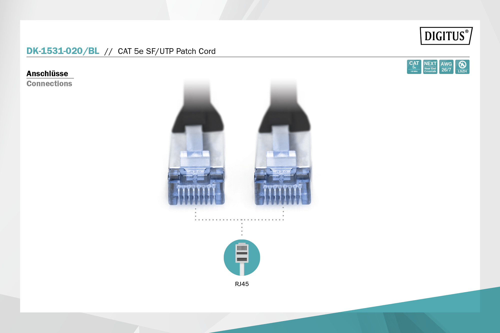 CAT 5e SF/UTP Patchkabel - Afbeelding 2