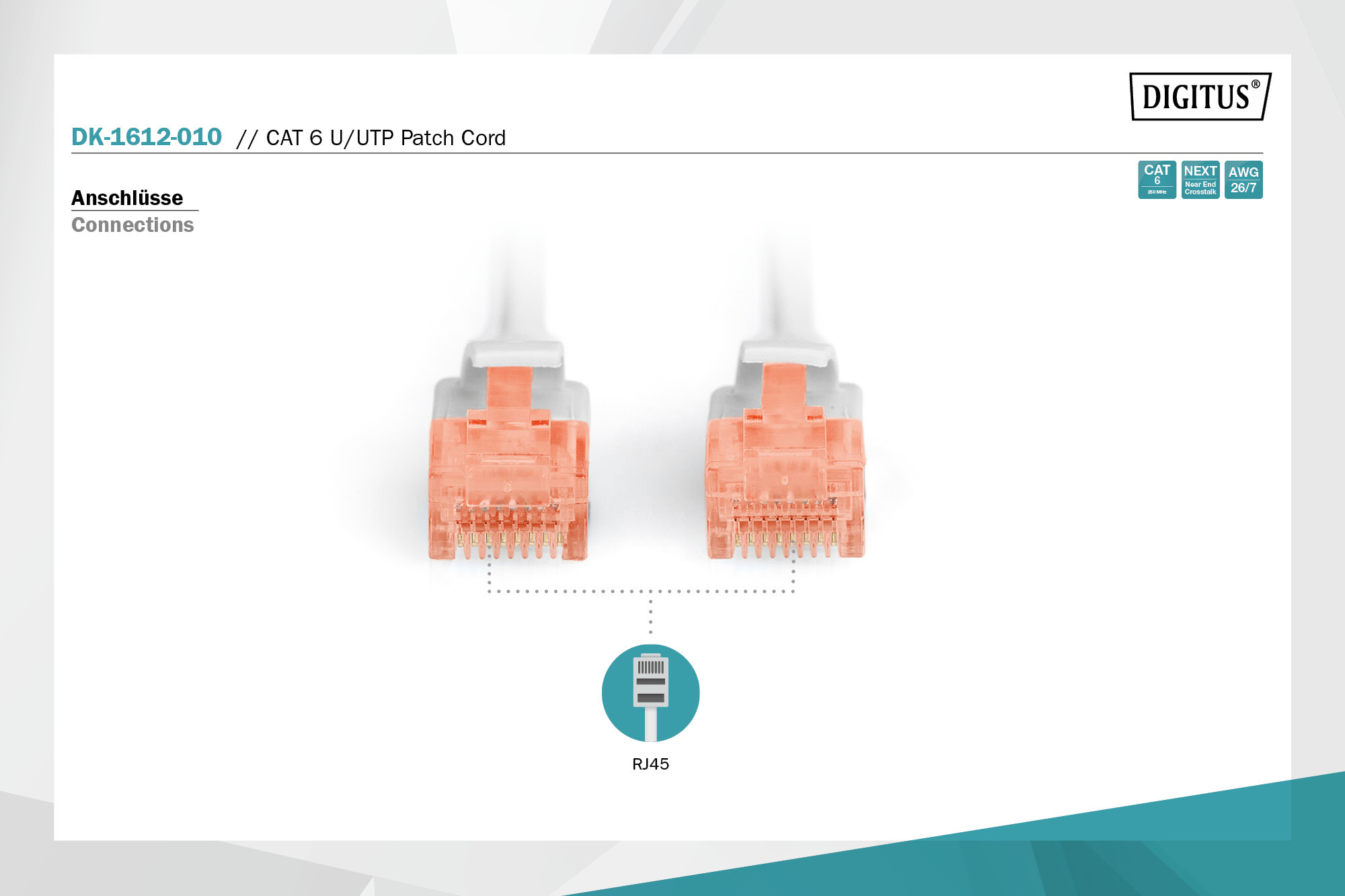 CAT 6 U/UTP Patchkabel - Afbeelding 2