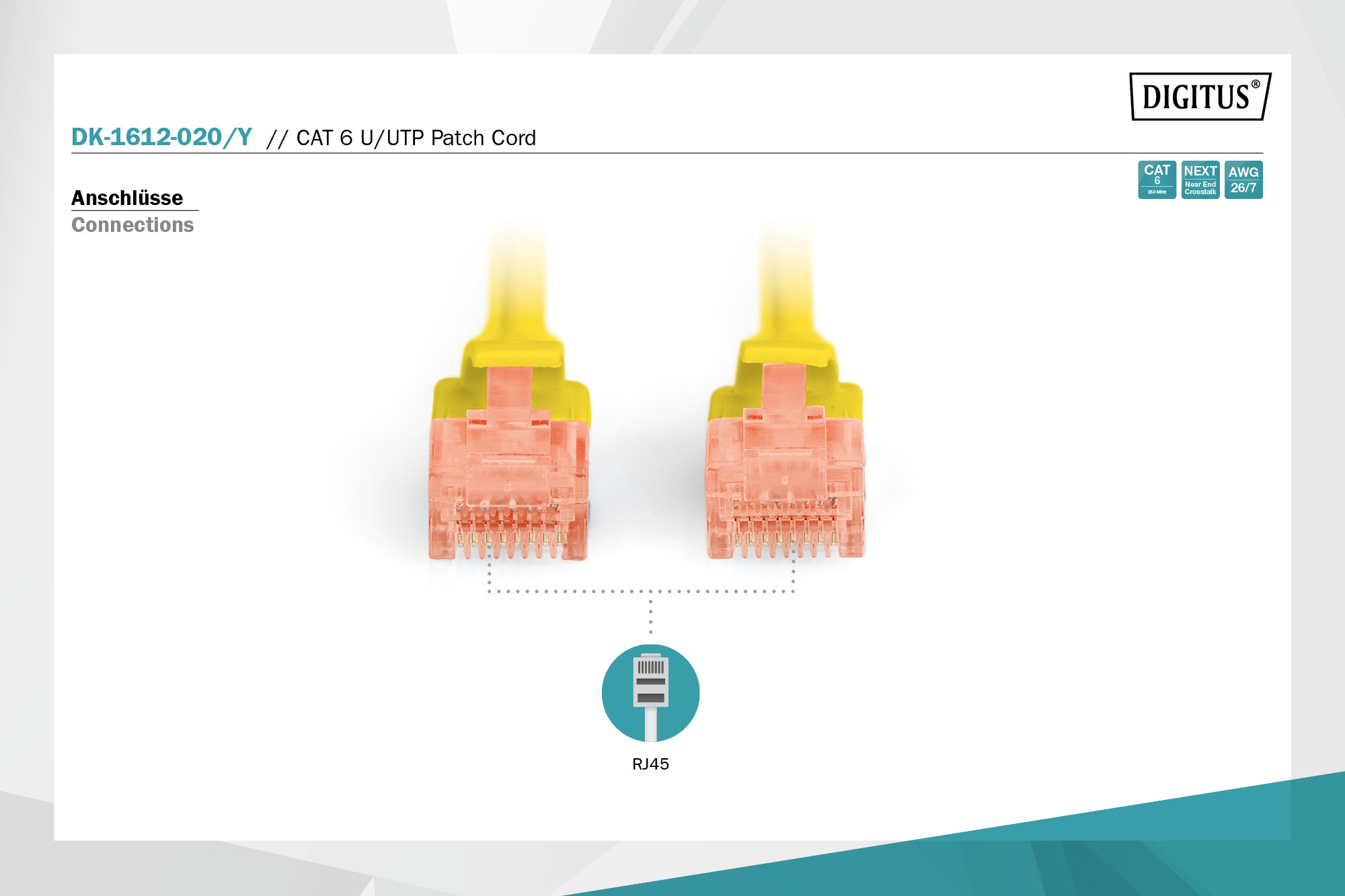 CAT 6 U/UTP Patchkabel - Afbeelding 2