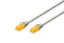 CAT 6A U/UTP-patchkabel, 0,5 m, grijs
