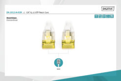 Alternative view of CAT 6A U/UTP-patchkabel, 2 m, grijs