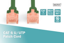 CAT 6 U/UTP-patchkabel, 0,25 m, groen, LSZH - Afbeelding 4