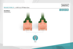 Alternative view of CAT 6 U/UTP-patchkabel, 3 m, groen, LSZH