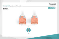 Alternative view of CAT 6 U/UTP-patchkabel, 30 m, grijs, LSZH