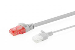Alternative view of CAT 6 U-UTP Slim patchkabel, 0,3 m, grijs