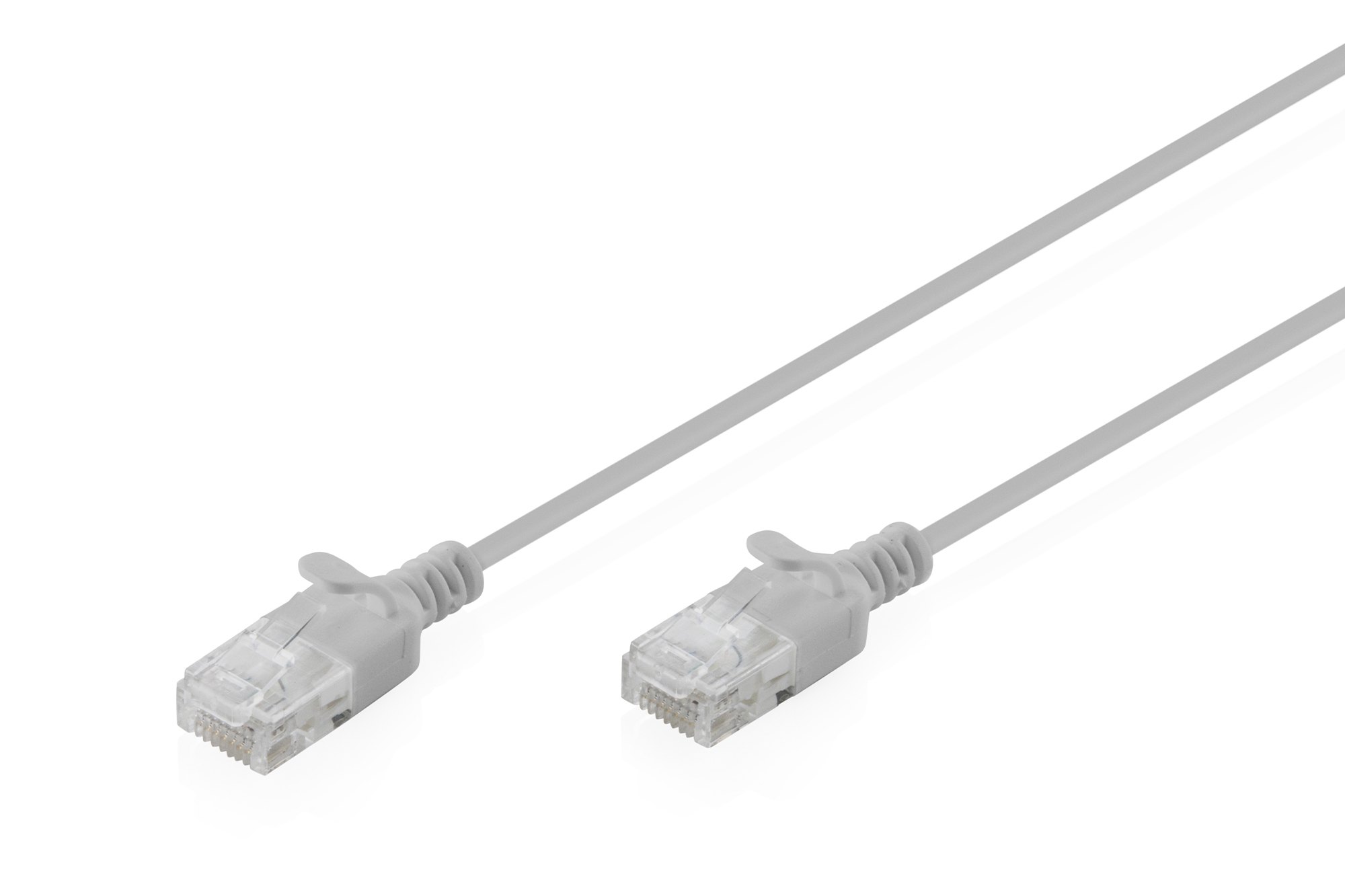 CAT 6 U-UTP Slim patchkabel, 0,5 m, grijs