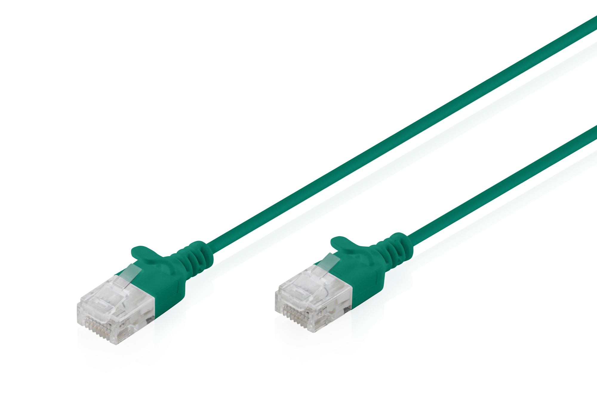 CAT 6 U-UTP Slim patchkabel, 1 m, groen
