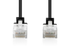 Alternative view of CAT 6 U-UTP Slim patchkabel, 1,5 m, zwart