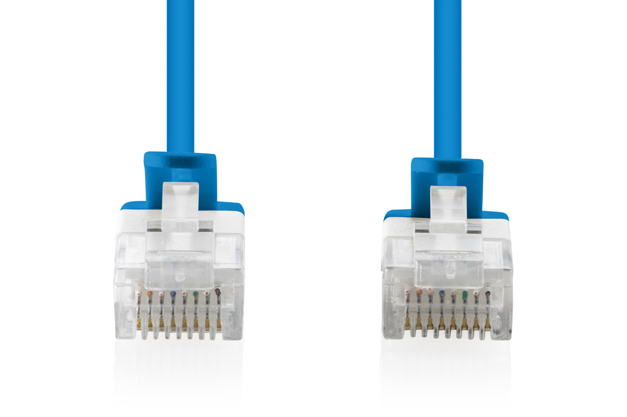 CAT 6 U-UTP Slim patchkabel, 1,5 m, blauw - Afbeelding 3