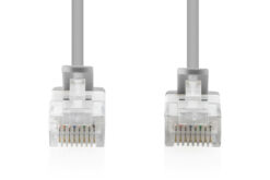 CAT 6 U-UTP Slim patchkabel, 2 m, grijs - Afbeelding 4