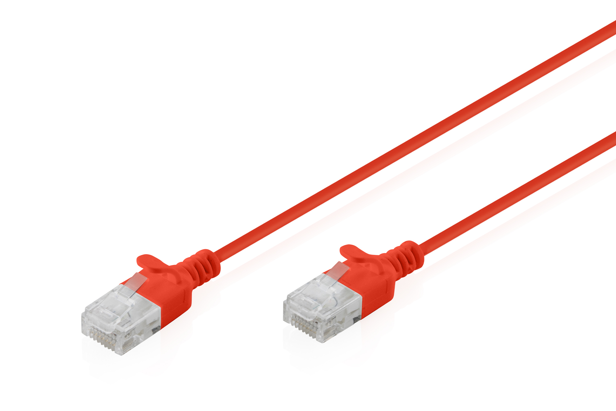 CAT 6 U-UTP Slim patchkabel, 3 m, rood