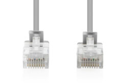 CAT 6 U-UTP Slim patchkabel, 3 m, grijs - Afbeelding 2