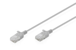 CAT 6 U-UTP Slim patchkabel, 3 m, grijs