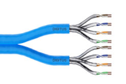 CAT 6A U-FTP gevlochten paar installatiekabel