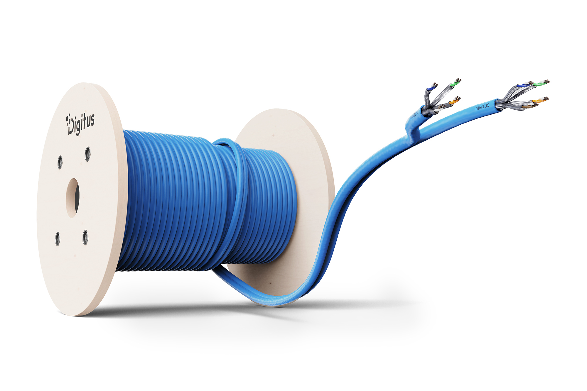 CAT 6A U-FTP gevlochten paar installatiekabel - Afbeelding 8