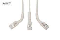 Alternative view of CAT 6A F-FTP haakse patchkabel, koper, 1,5 m, grijs