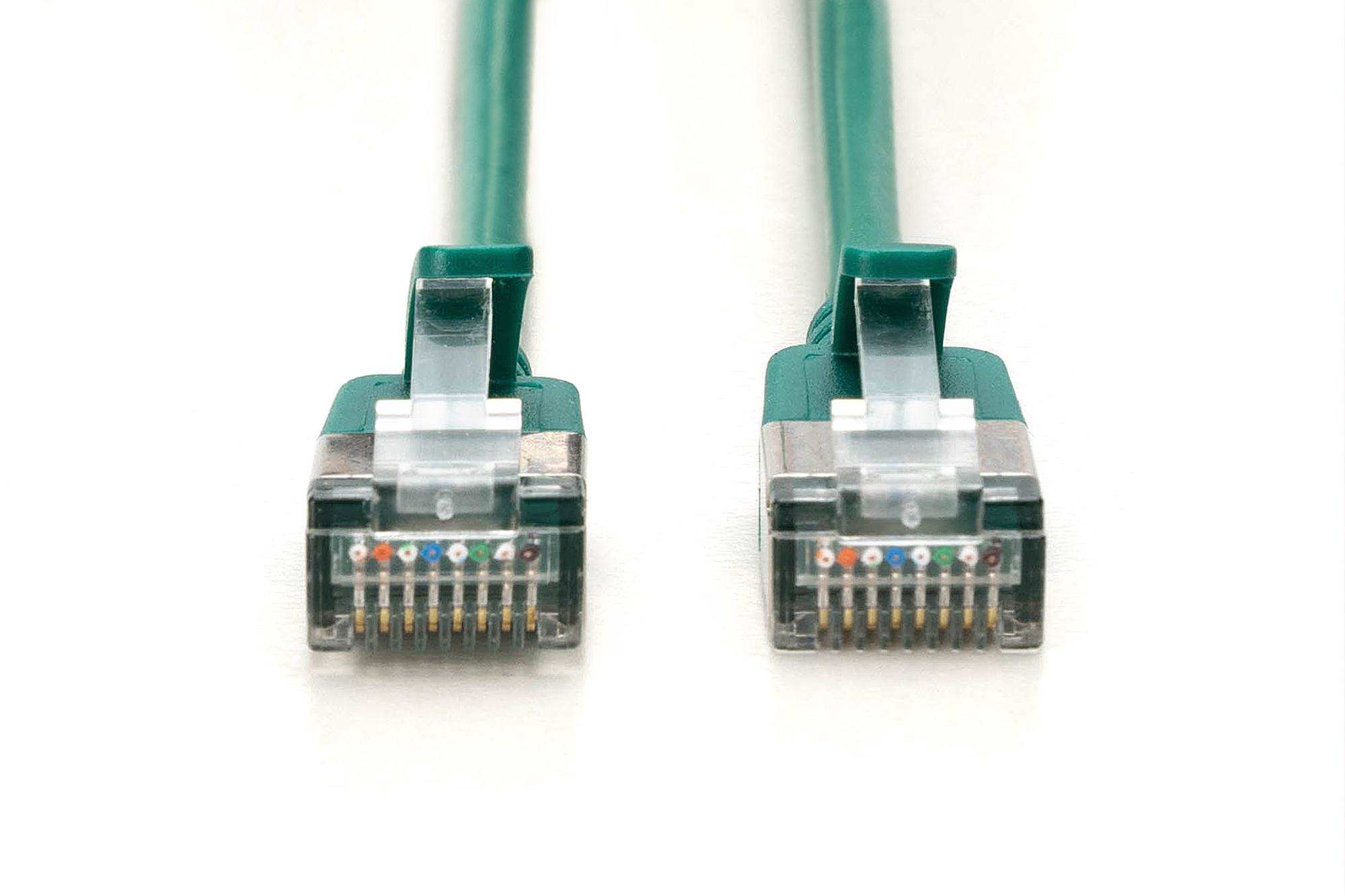 CAT 6A F-FTP Slim patchkabel, 1,5 m, groen, 10 stuks - Afbeelding 2