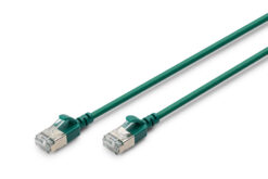 CAT 6A F-FTP Slim patchkabel, 3m, groen