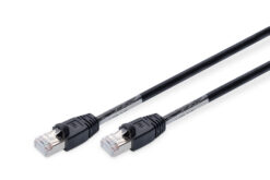 CAT 6 S/FTP-patchkabel voor buitengebruik, 1 m, PE