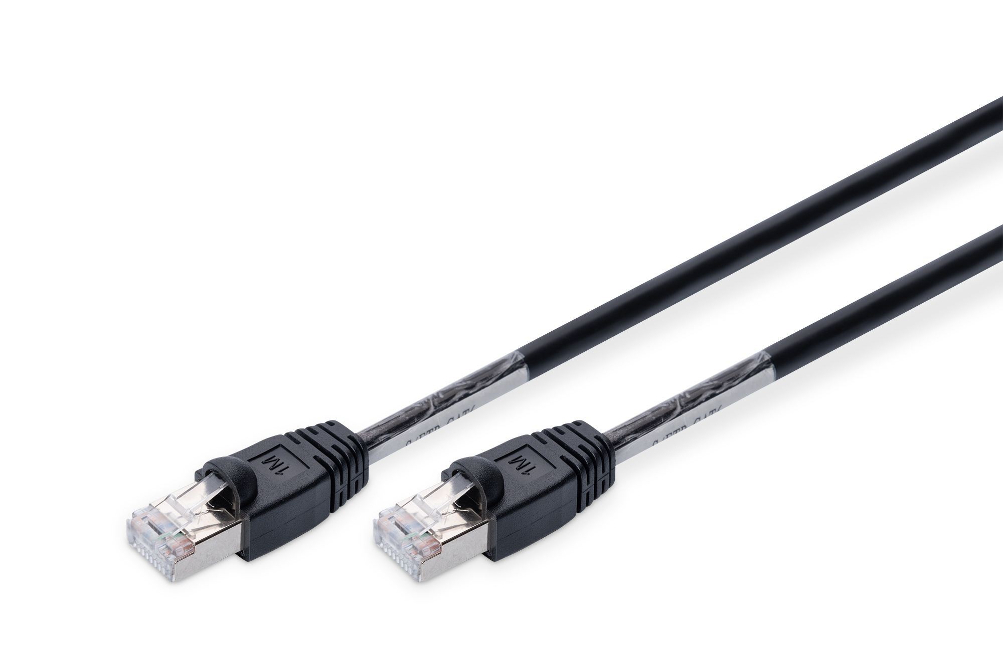 CAT 6 S/FTP-patchkabel voor buitengebruik, 1 m, PE