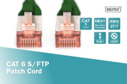 CAT 6 S/FTP-patchkabel, 2 m, groen - Afbeelding 4