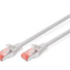 CAT 6 S/FTP-patchkabel, 3 m, grijs